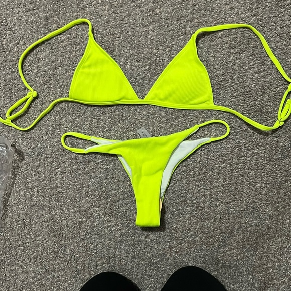 Swim Neon Green Bikini Nwt Poshmark